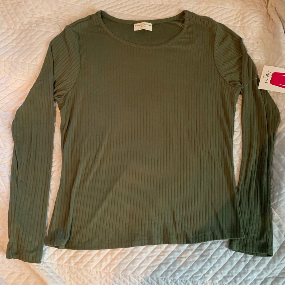 Olive Green Long Sleeve With Tags